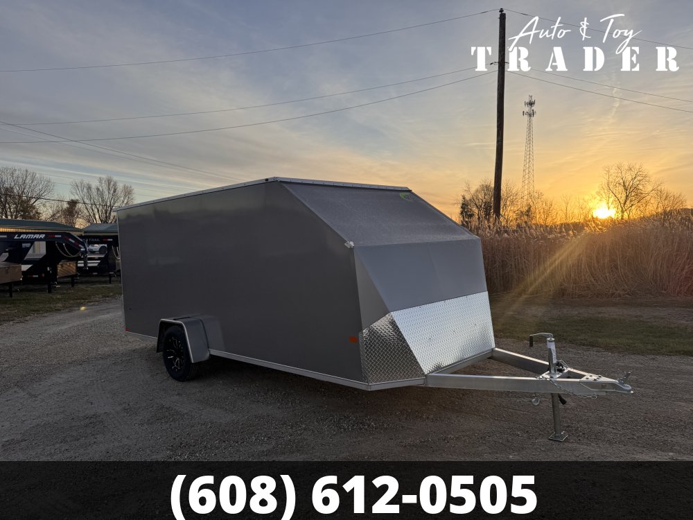 2026 NEO 7X16 NASB Aluminum Enclosed Snowmobile Trailer