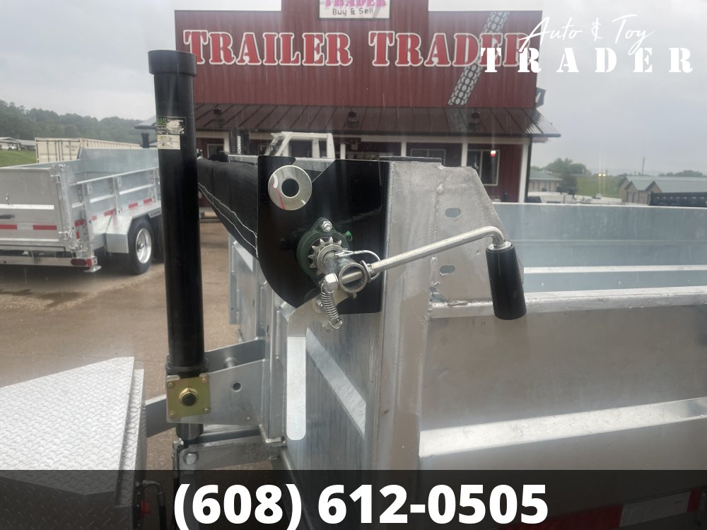 2027 Galvanized Legend 82X14 Dump Box Trailer