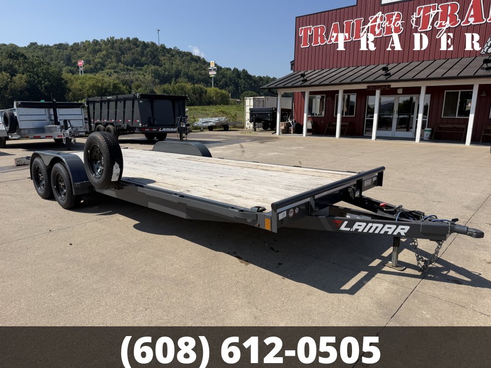 2025 Lamar 83X22 Car Hauler Equipment Trailer