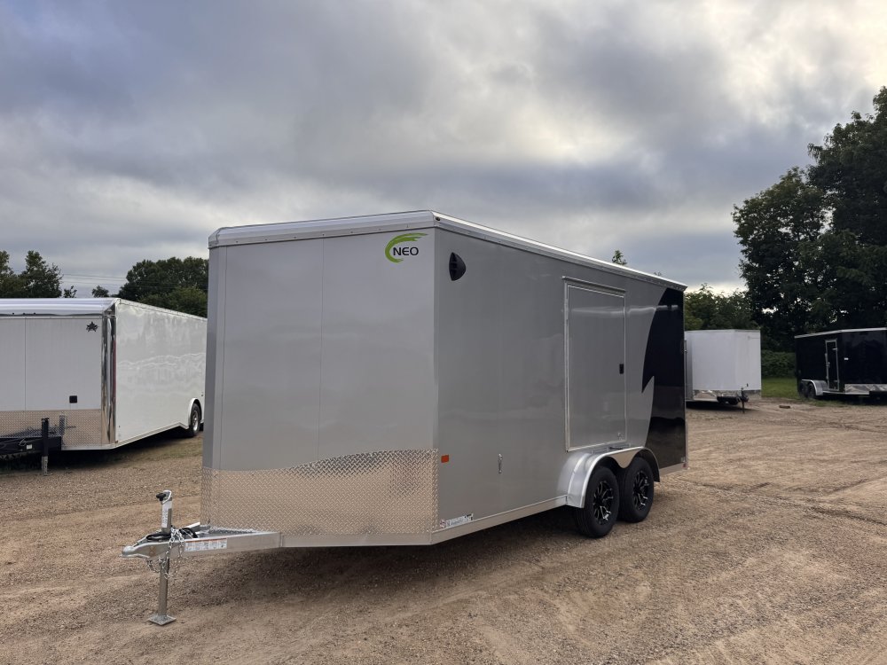 2026 NEO Trailers 7.5X16 Aluminum NAMR Cargo / Enclosed Trailer