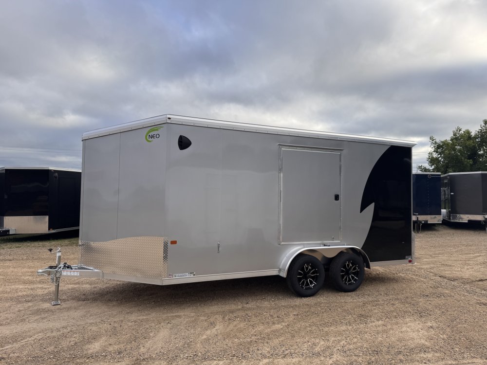 2026 NEO Trailers 7.5X16 Aluminum NAMR Cargo / Enclosed Trailer