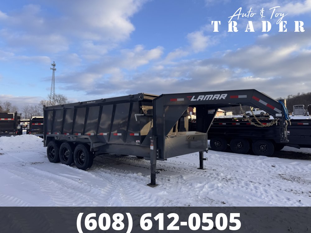 2026 Lamar Trailers 83X16 Gooseneck Dump Trailer