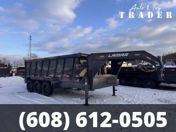 2026 Lamar Trailers 83X16 Gooseneck Dump Trailer