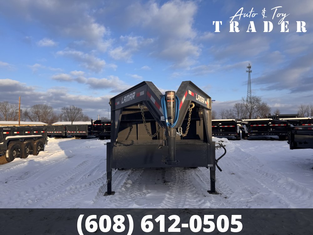 2026 Lamar Trailers 83X16 Gooseneck Dump Trailer