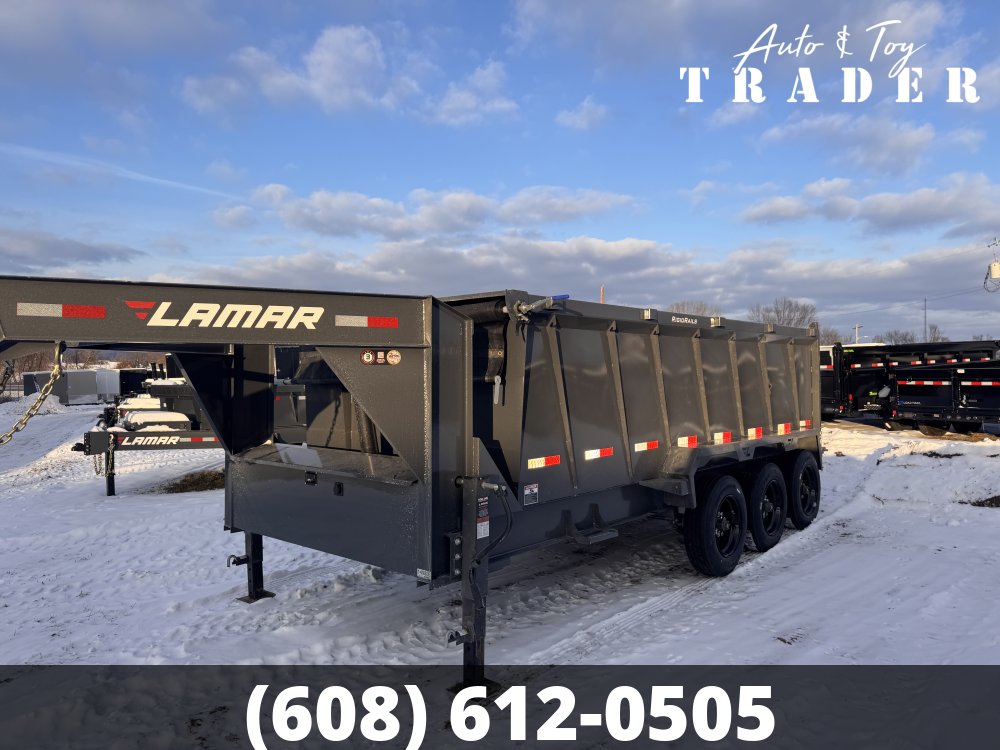 2026 Lamar Trailers 83X16 Gooseneck Dump Trailer