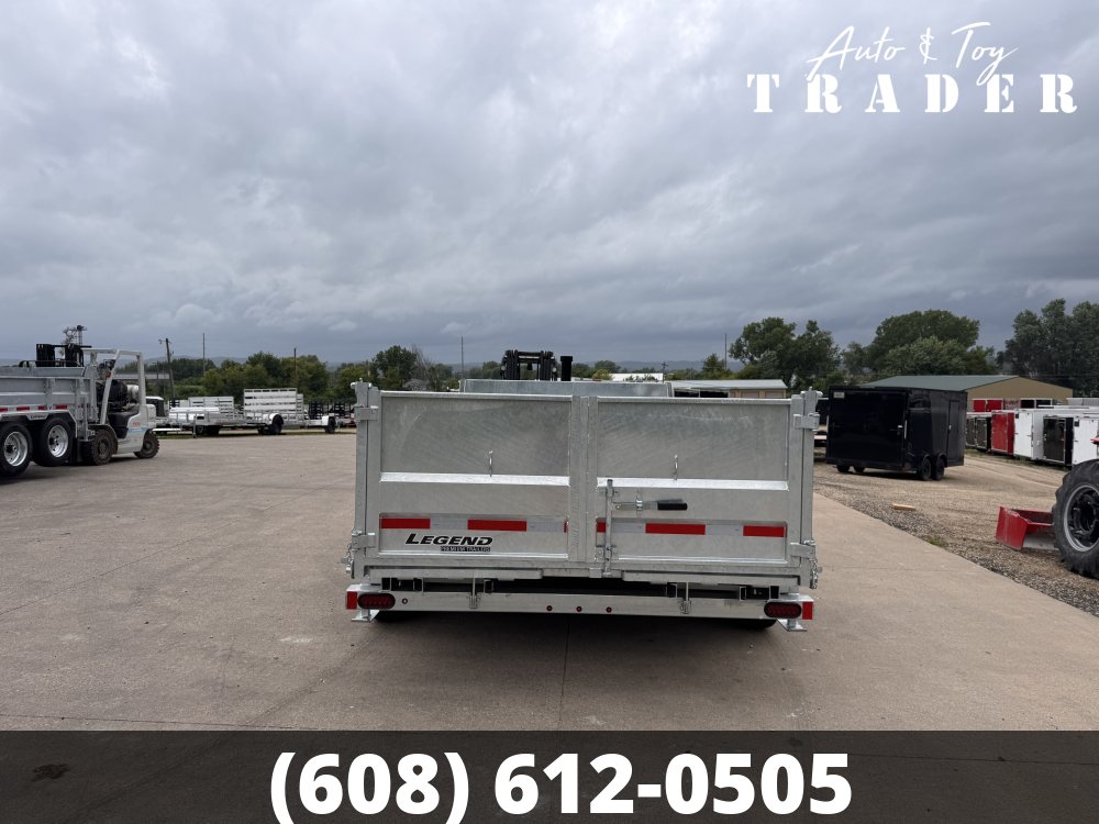 2027 Galvanized Legend 82X14 Dump Box Trailer