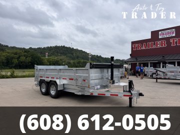 2027 Galvanized Legend 82X14 Dump Box Trailer