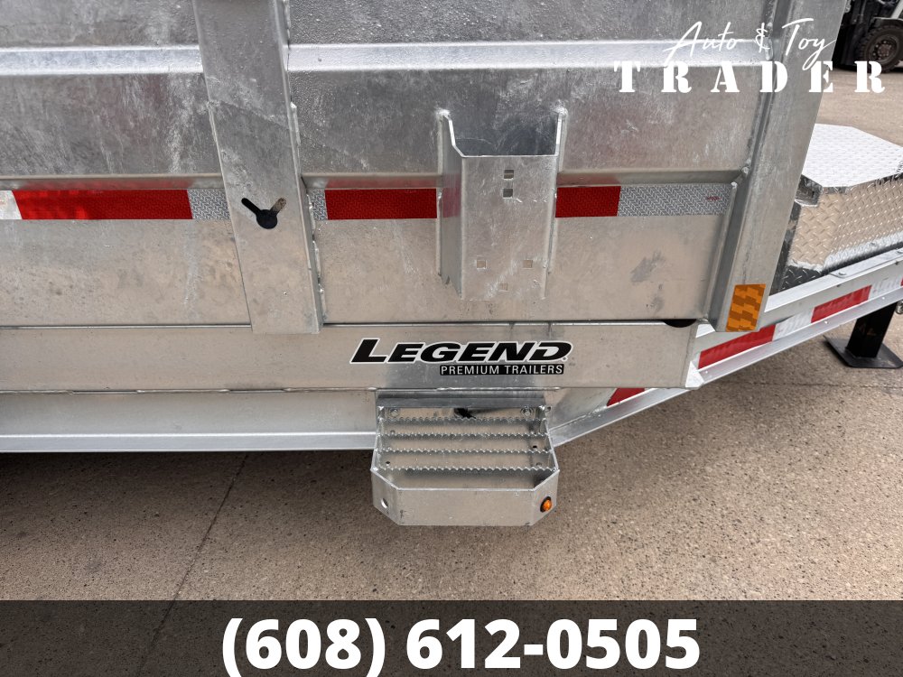 2027 Galvanized Legend 82X14 Dump Box Trailer