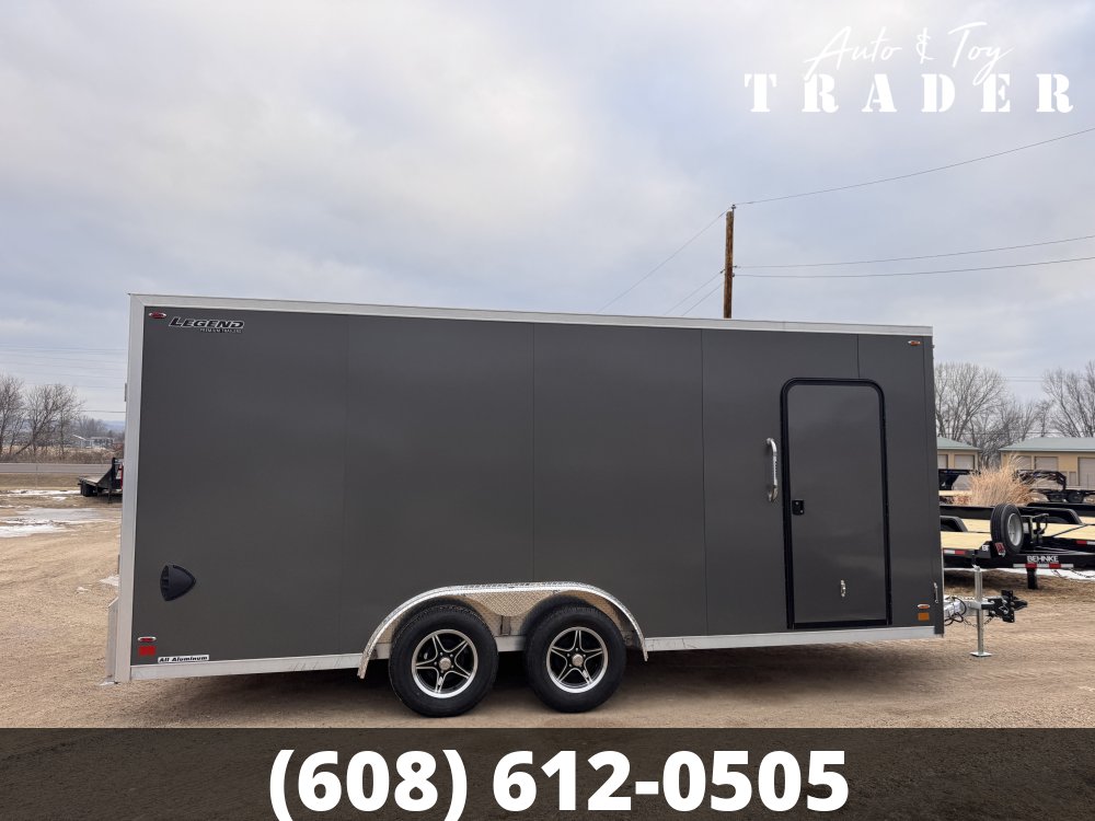 2026 Legend Trailers 8X18 Aluminum FTV Cargo / Enclosed Trailer