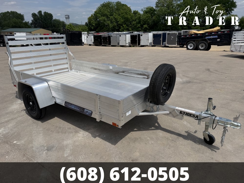 2027 Aluma 6310 ESA Aluminum Utility Trailer