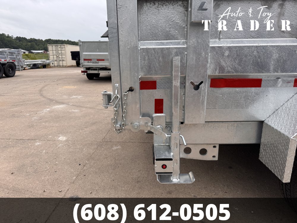 2027 Galvanized Legend 82X14 Dump Box Trailer
