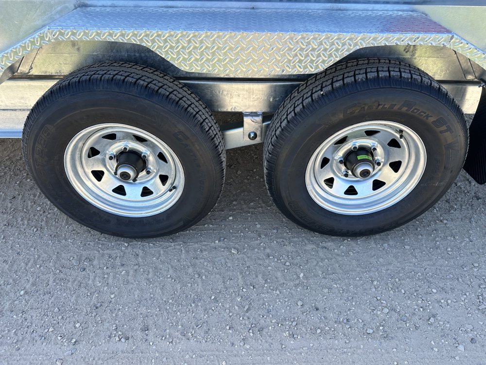 2026 Galvanized K-Trail 6X12 Dump Box Trailer