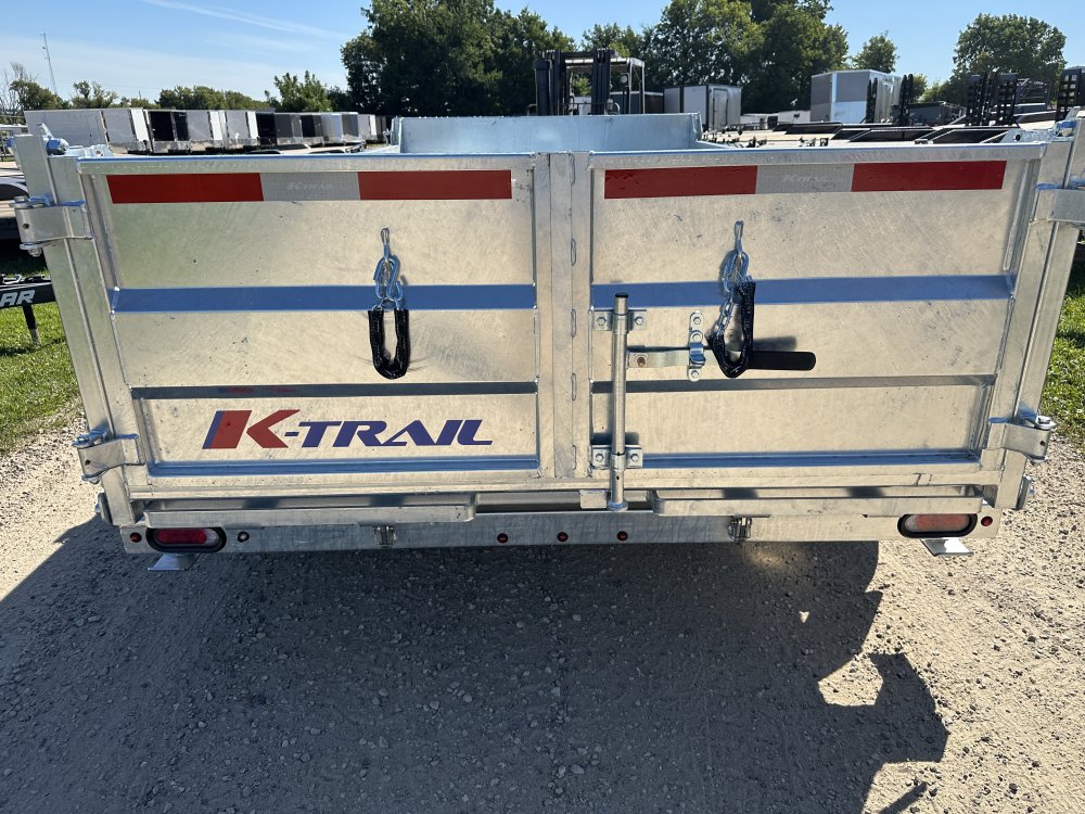 2026 Galvanized K-Trail 6X12 Dump Box Trailer