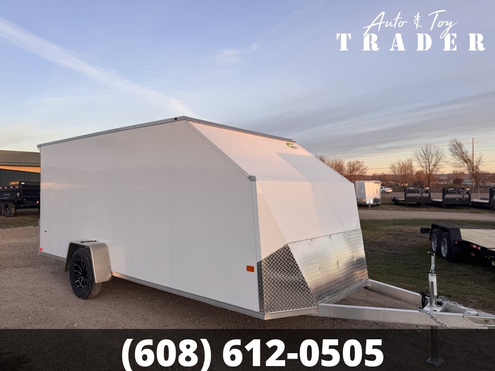 2026 NEO 7X16 NASB Aluminum Enclosed Snowmobile Trailer
