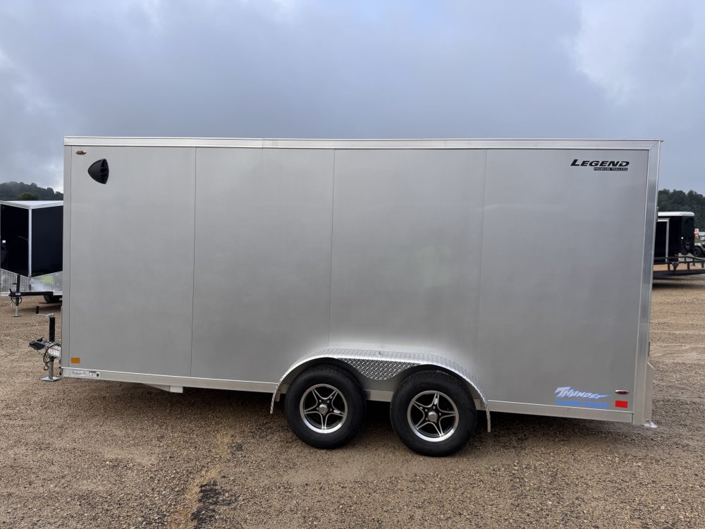 2026 Legend Trailers 7X16 Aluminum Thunder Cargo / Enclosed Trailer
