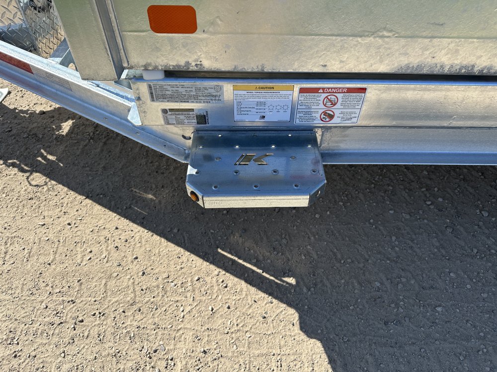 2026 Galvanized K-Trail 6X12 Dump Box Trailer