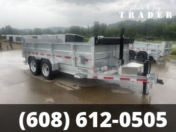 2027 Galvanized Legend 82X14 Dump Box Trailer