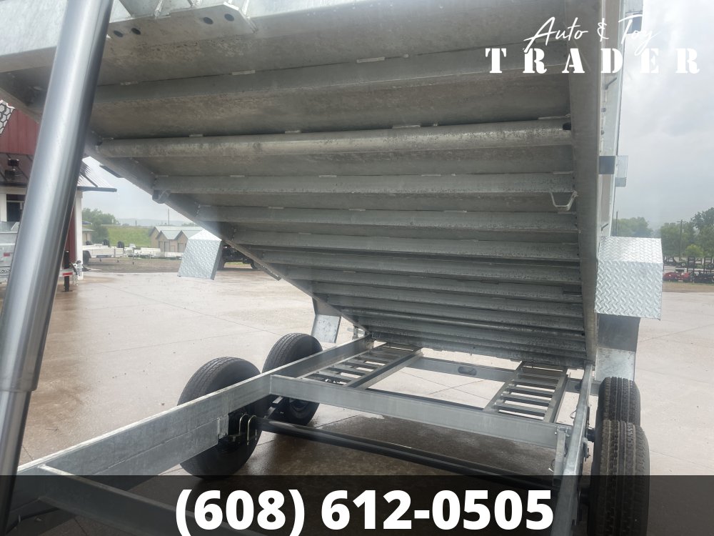 2027 Galvanized Legend 82X14 Dump Box Trailer