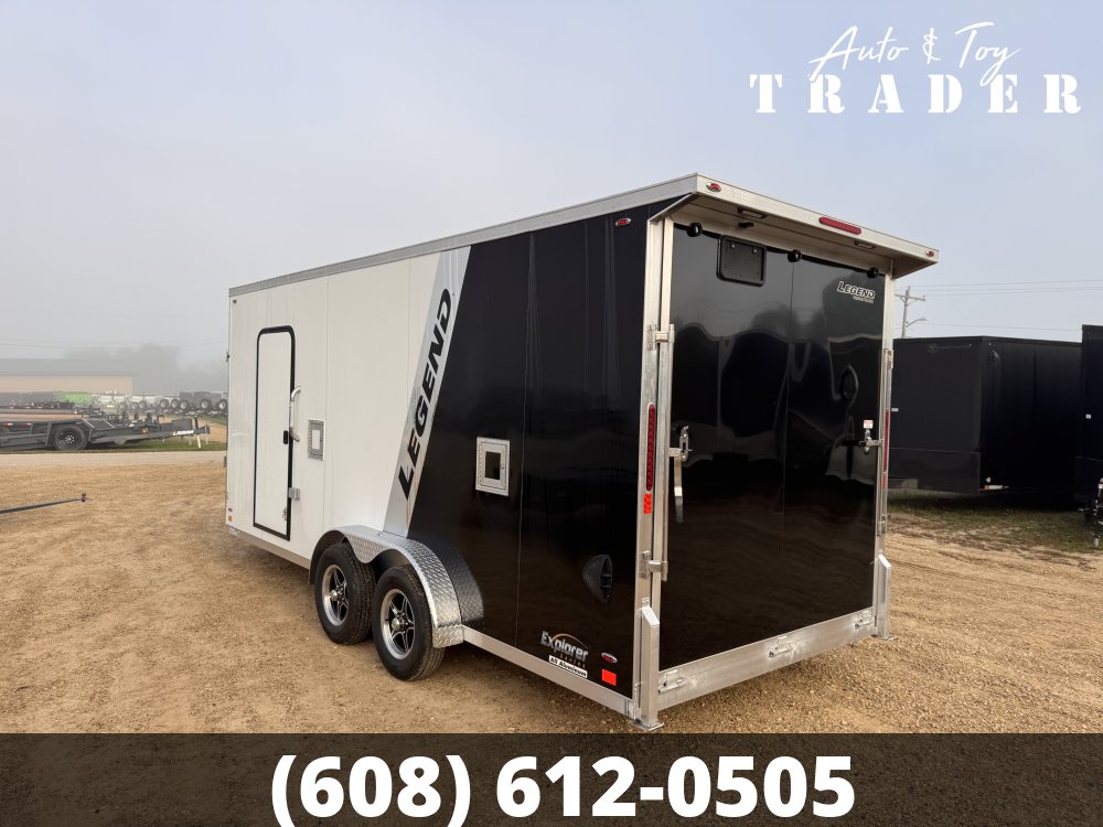 2027 Legend 7.5X23 Aluminum Explorer Snowmobile Trailer