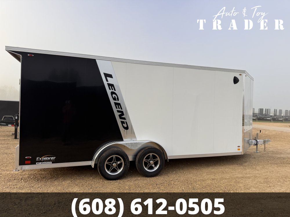 2027 Legend 7.5X23 Aluminum Explorer Snowmobile Trailer