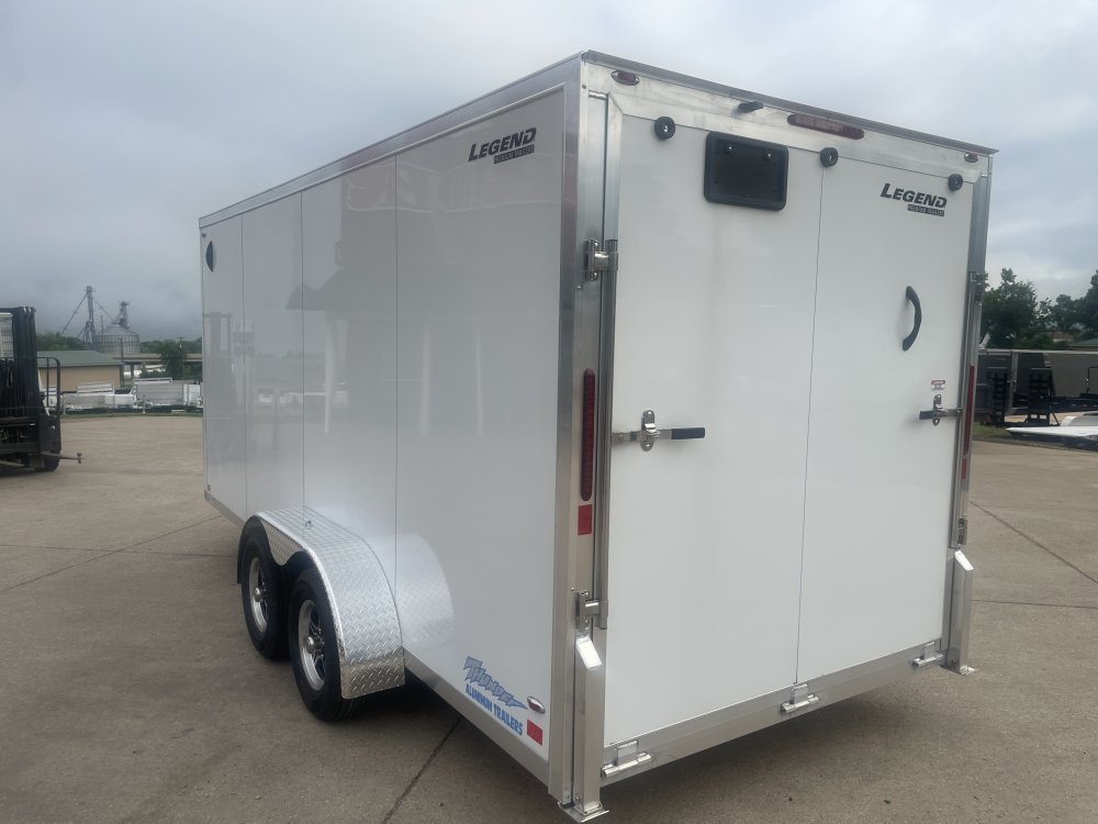 2026 Legend Trailers 7X16 Aluminum Thunder Cargo / Enclosed Trailer