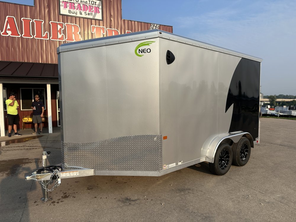 2026 NEO Trailers 7.5X12 Aluminum NAMR Cargo / Enclosed Trailer