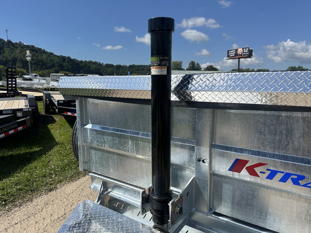 2026 Galvanized K-Trail 82X14 Dump Box Trailer