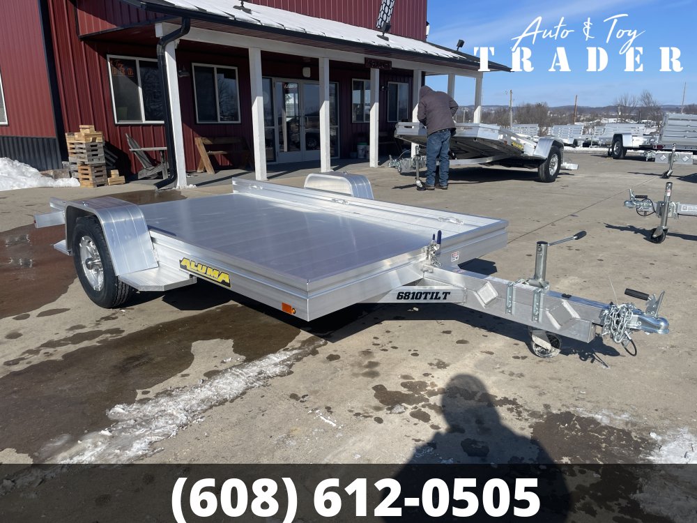 2027 Aluma 6810-S Tilt Aluminum Utility Trailer