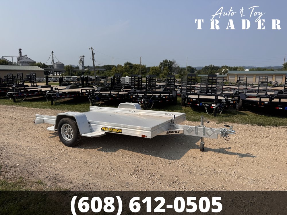 2027 Aluma 6810-S Tilt Aluminum Utility Trailer