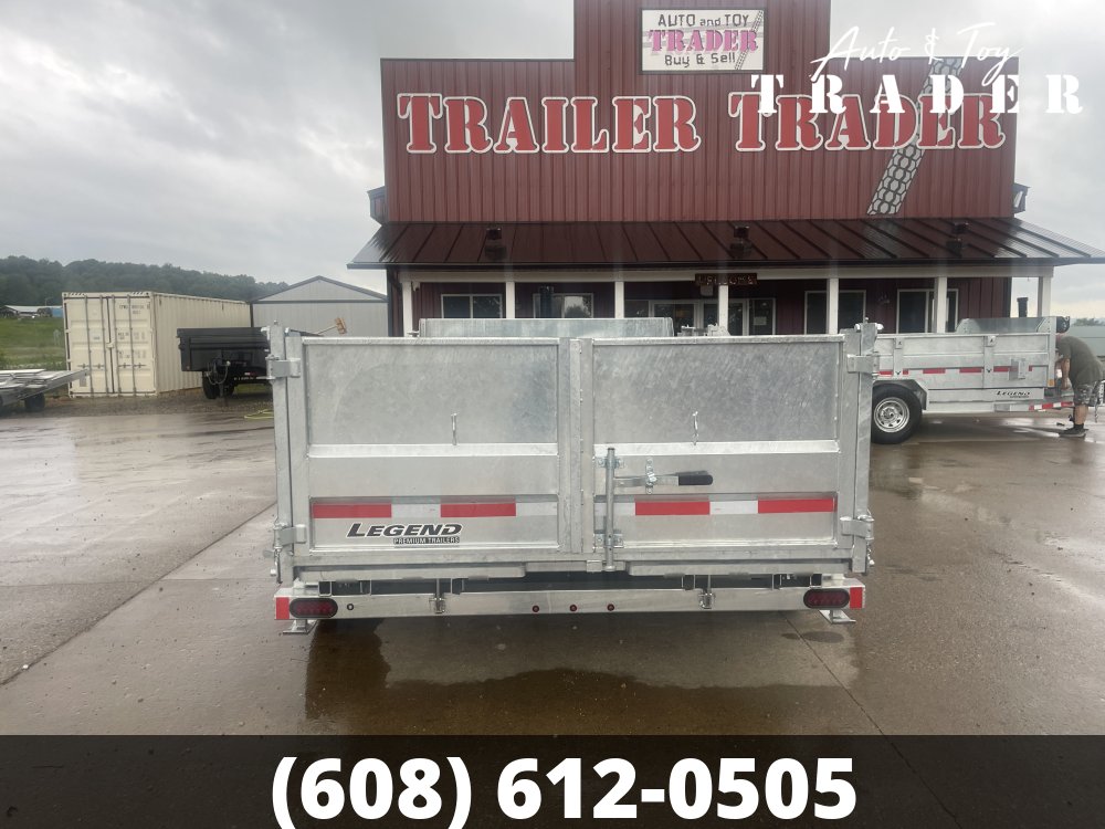 2027 Galvanized Legend 82X14 Dump Box Trailer