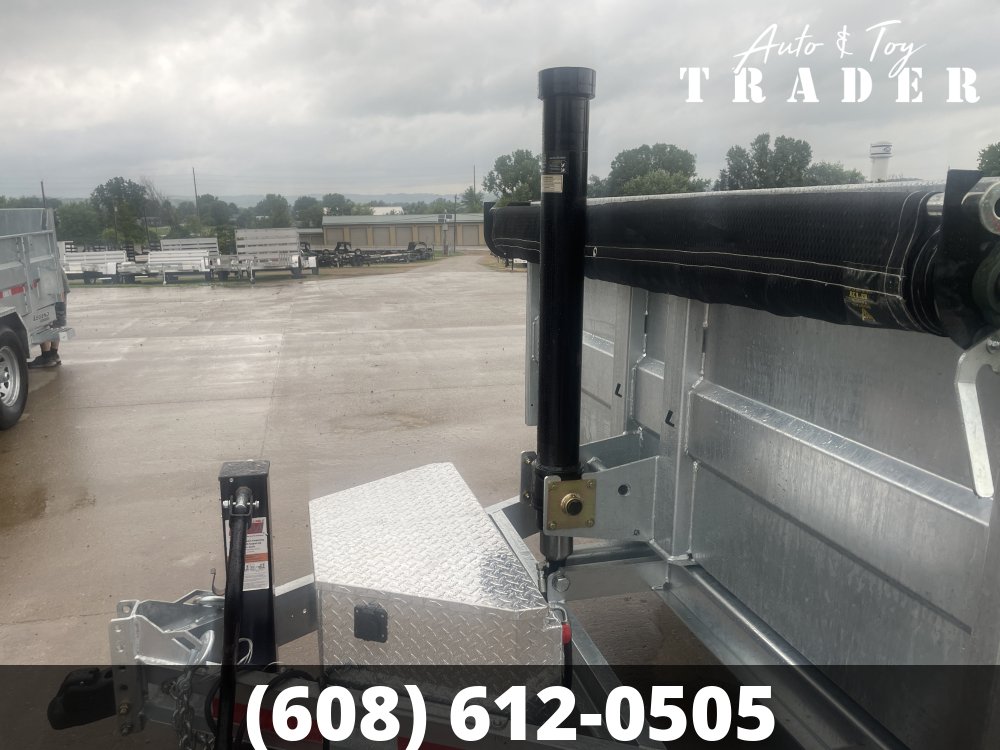 2027 Galvanized Legend 82X14 Dump Box Trailer