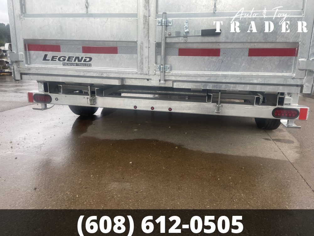 2027 Galvanized Legend 82X14 Dump Box Trailer