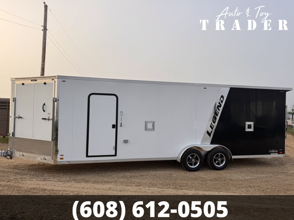 2027 Legend 7.5X29 Aluminum Explorer Snowmobile Trailer
