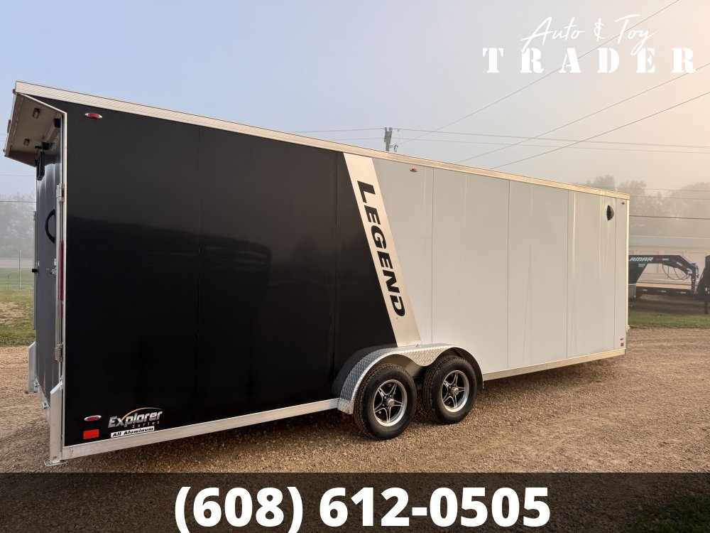 2027 Legend 7.5X29 Aluminum Explorer Snowmobile Trailer