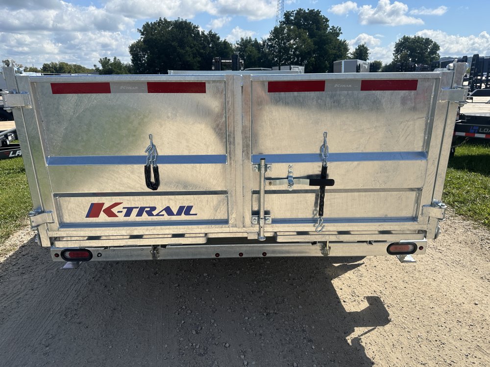 2026 Galvanized K-Trail 82X14 Dump Box Trailer