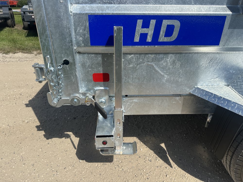 2026 Galvanized K-Trail 82X14 Dump Box Trailer