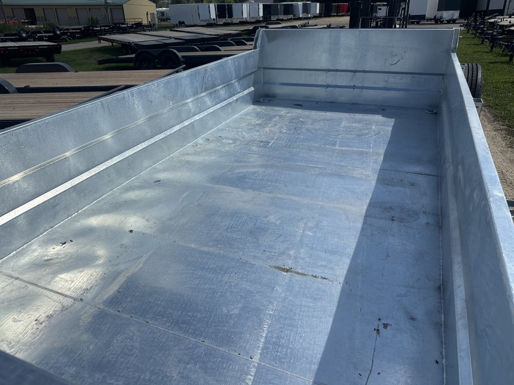 2026 Galvanized K-Trail 82X14 Dump Box Trailer