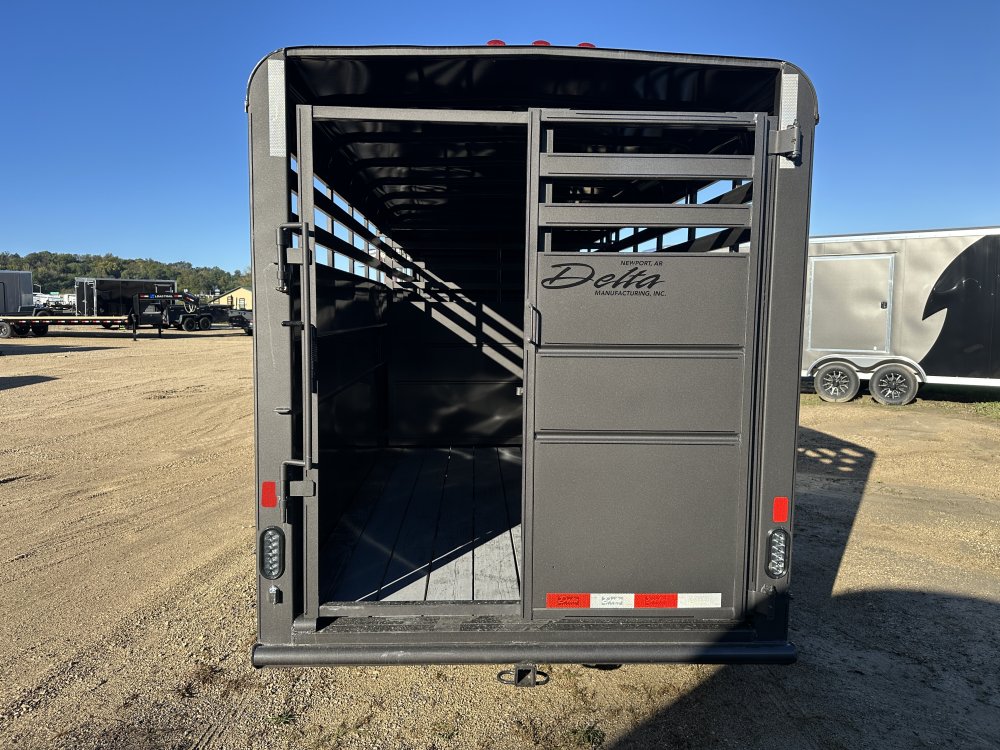 2026 Delta Manufacturing 6X20 Stock Trailer