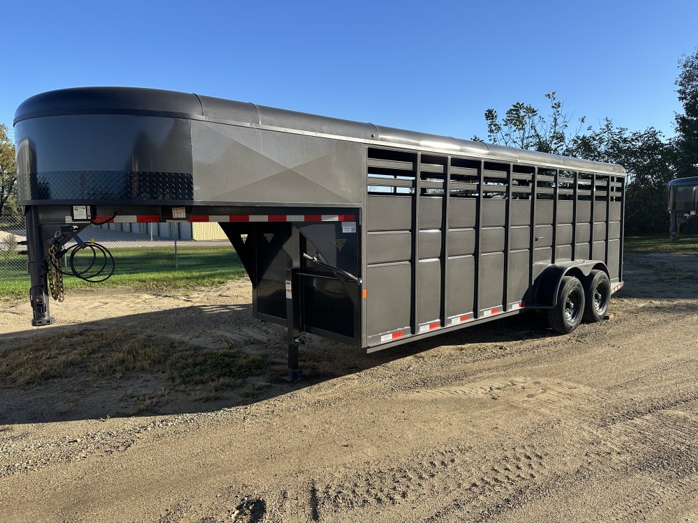 2026 Delta Manufacturing 6X20 Stock Trailer
