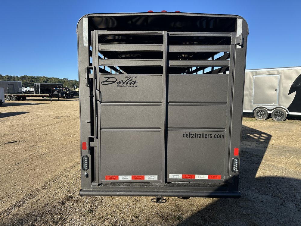 2026 Delta Manufacturing 6X20 Stock Trailer
