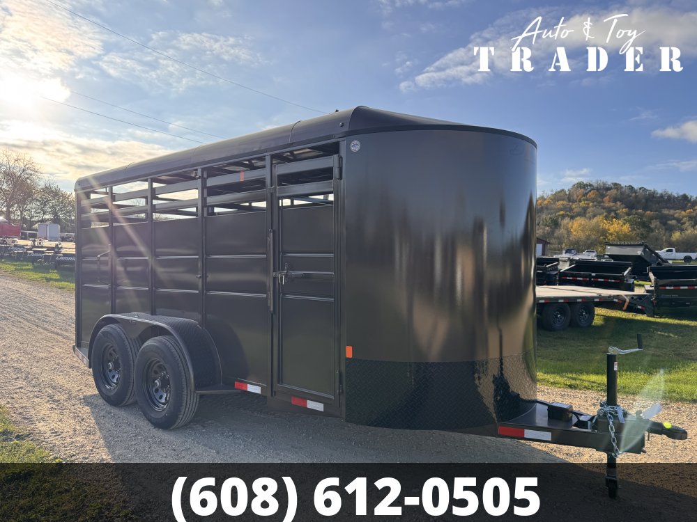 2027 Delta Manufacturing 6X16 Stock Trailer