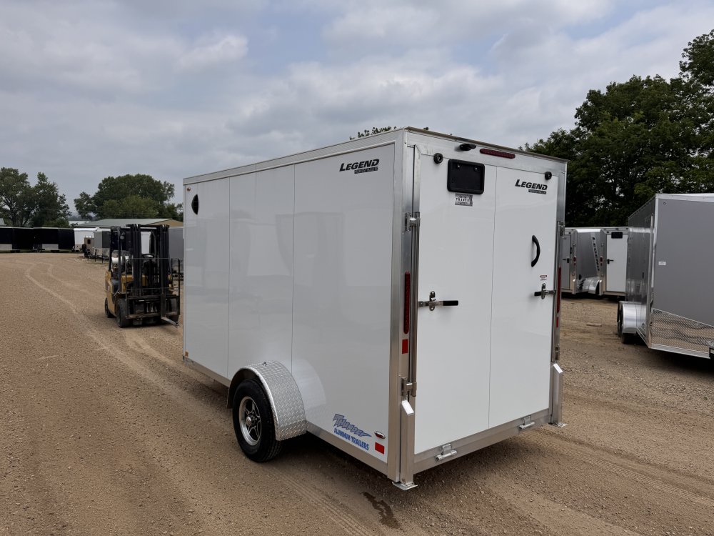2025 Legend Trailers 6X12 Aluminum Thunder Cargo / Enclosed Trailer