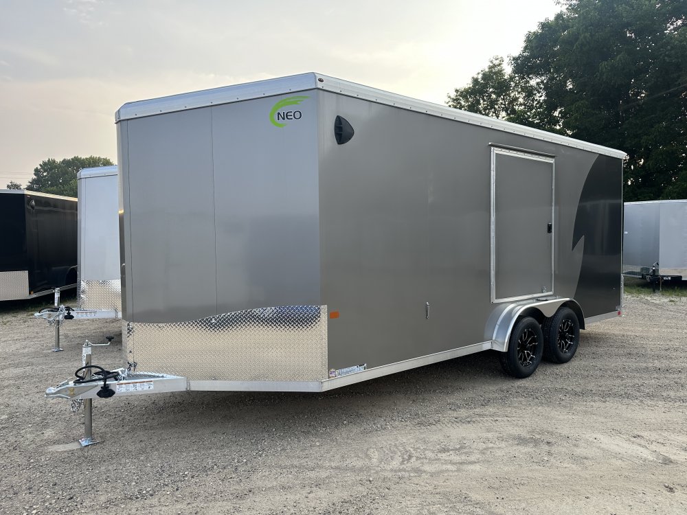2026 NEO Trailers 7.5X18 Aluminum NAMR Cargo / Enclosed Trailer