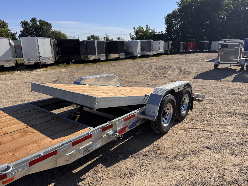 2026 Galvanized K-Trail 82X20 Gravity Tilt Deck Trailer