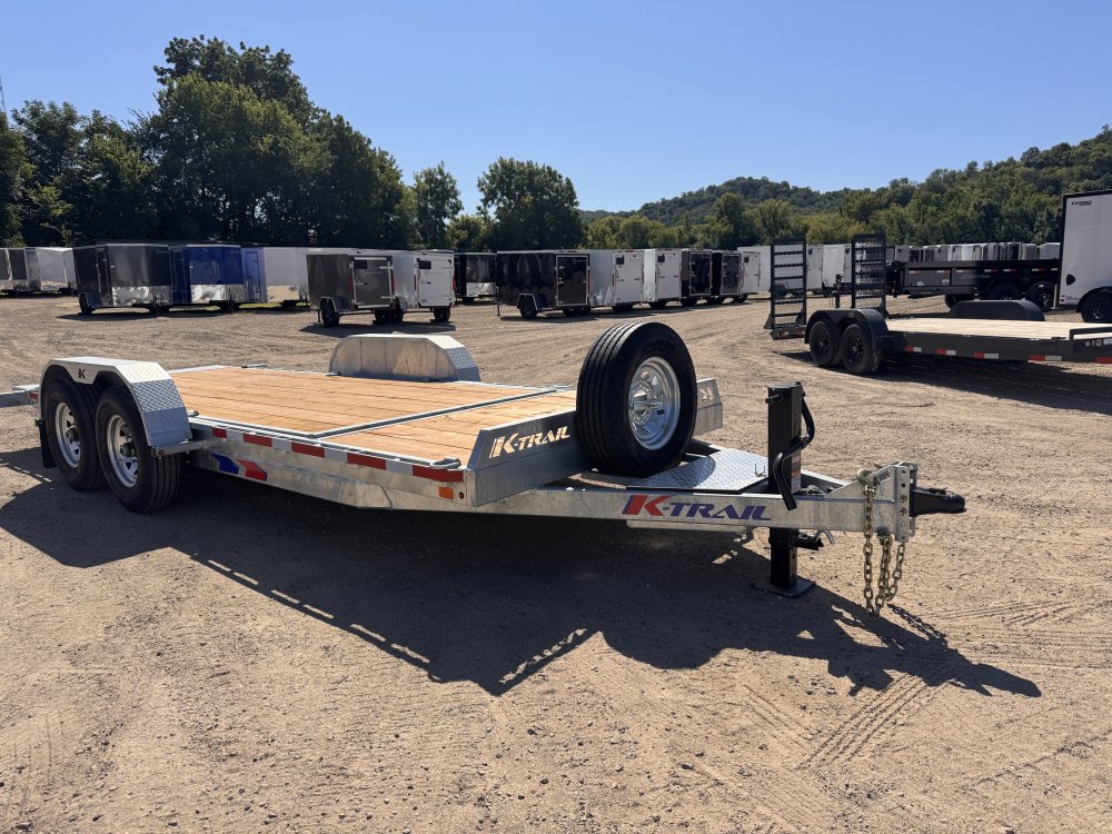 2026 Galvanized K-Trail 82X20 Gravity Tilt Deck Trailer