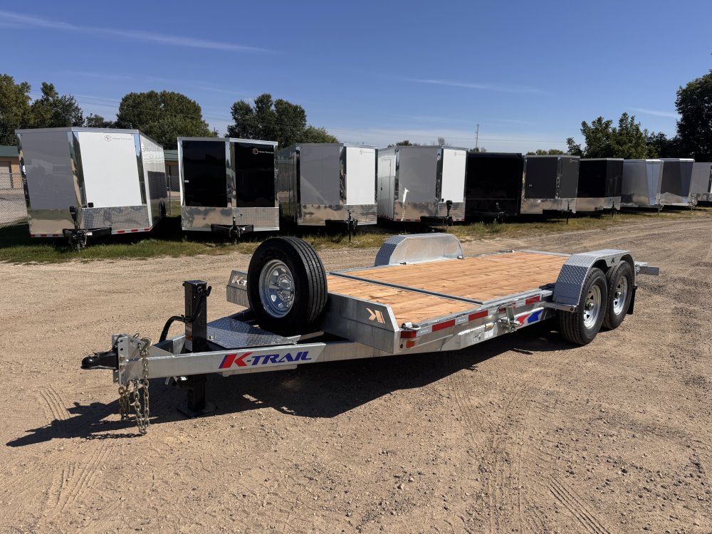 2026 Galvanized K-Trail 82X20 Gravity Tilt Deck Trailer