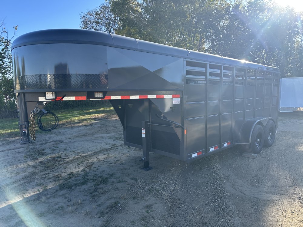 2026 Delta Manufacturing 6X16 Stock Trailer