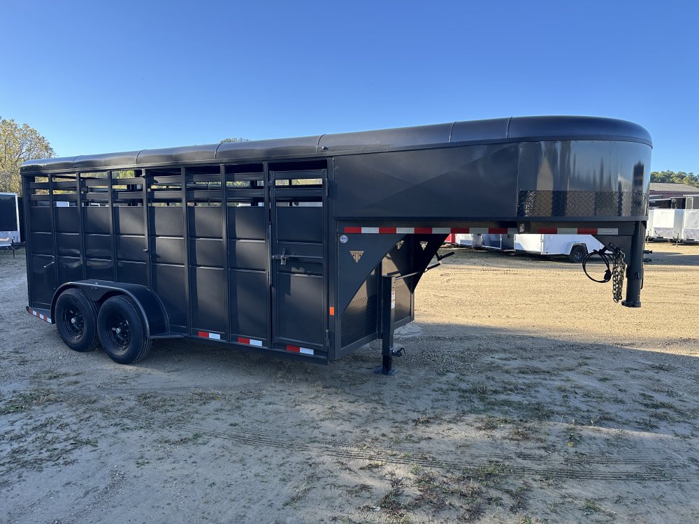 2026 Delta Manufacturing 6X16 Stock Trailer