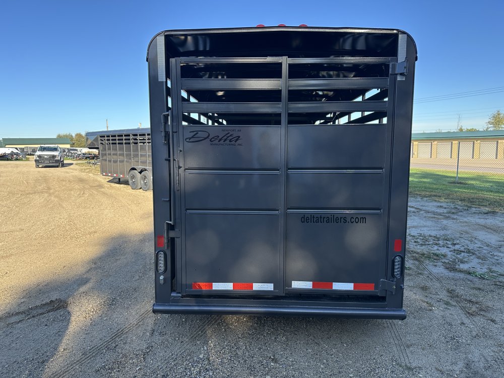 2026 Delta Manufacturing 6X16 Stock Trailer