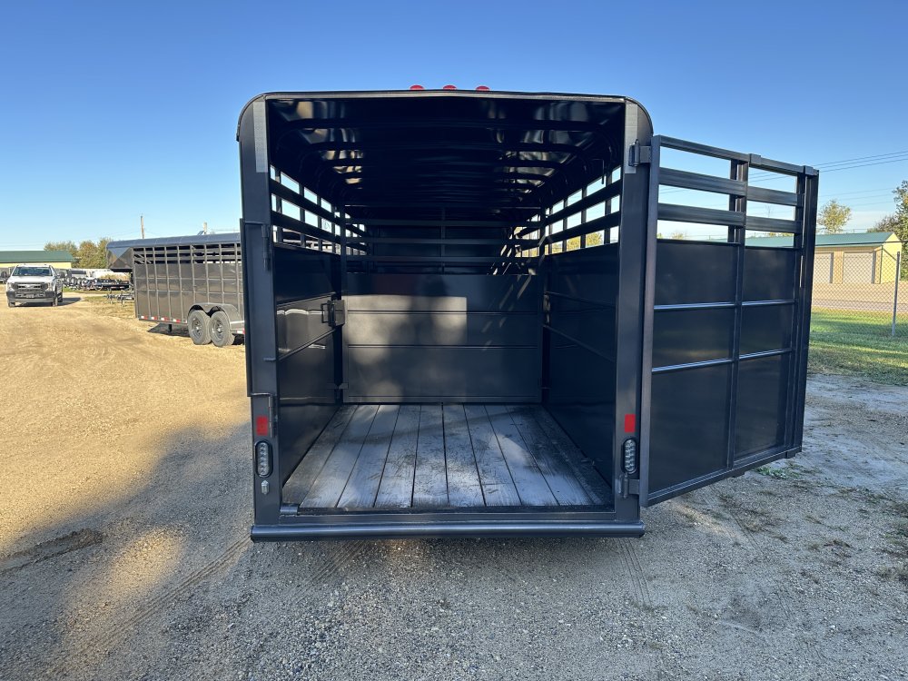 2026 Delta Manufacturing 6X16 Stock Trailer
